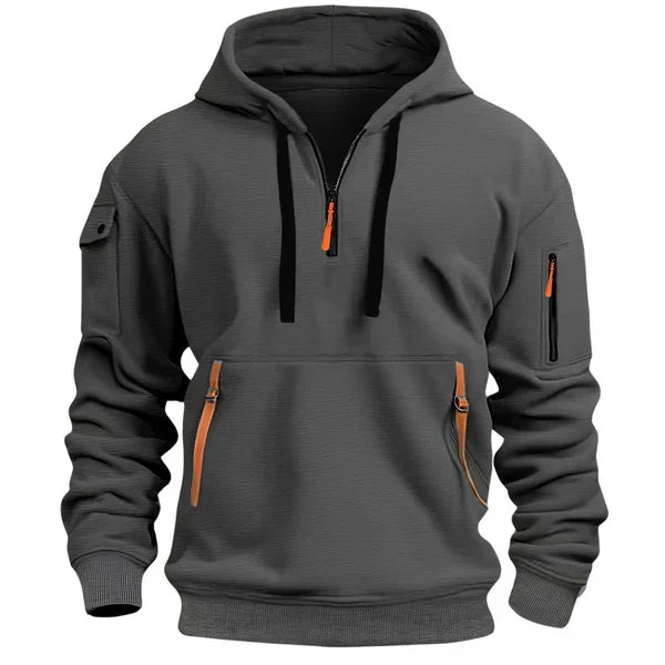 Van Elst Mode® | Stijlvolle Hoodie met ritszakken (TIJDELIJK 1+1 GRATIS!)