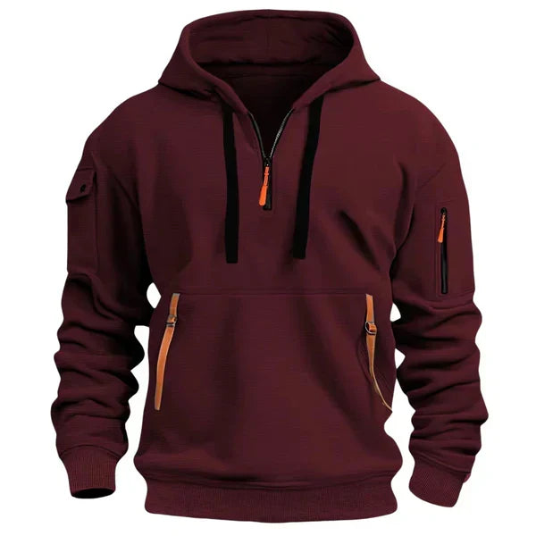 Van Elst Mode® | Stijlvolle Hoodie met ritszakken (TIJDELIJK 1+1 GRATIS!)