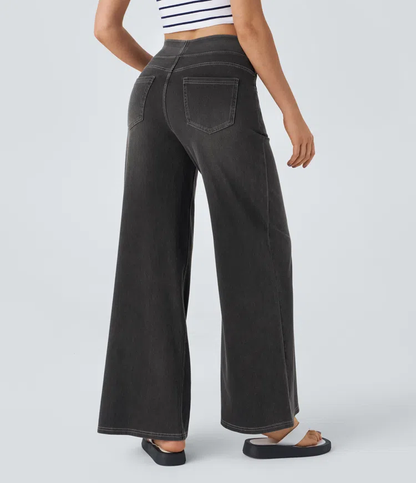 Van Beeck Amsterdam® | Comfortabele jeans met hoge taille