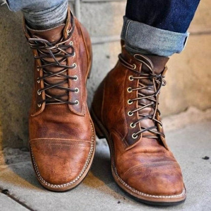 Van Beeck Amsterdam® | Heren Enkellaarsjes met Wintercomfort en Tijdloze Stijl