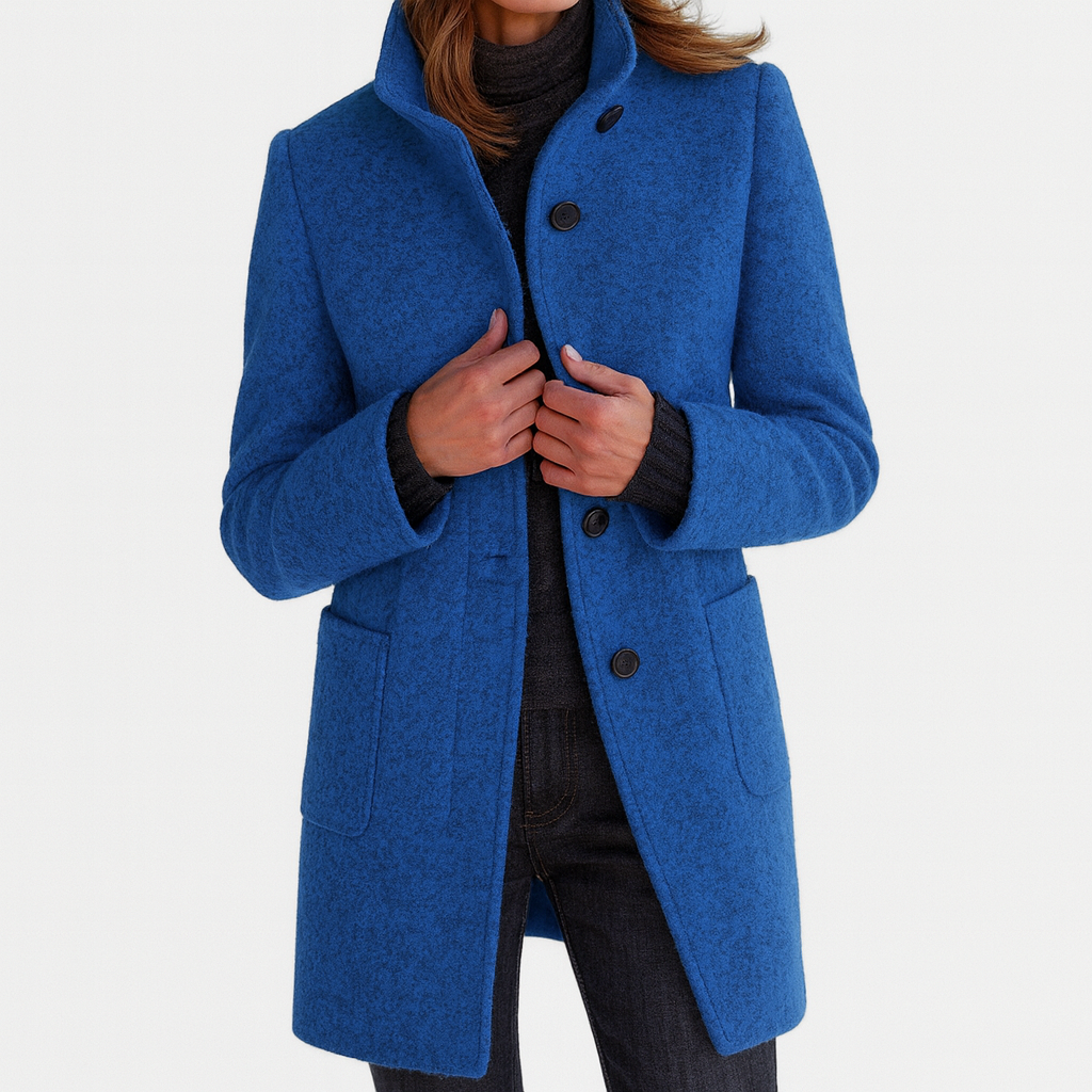 Van Beeck Amsterdam® | Damesjas met hoge kraag