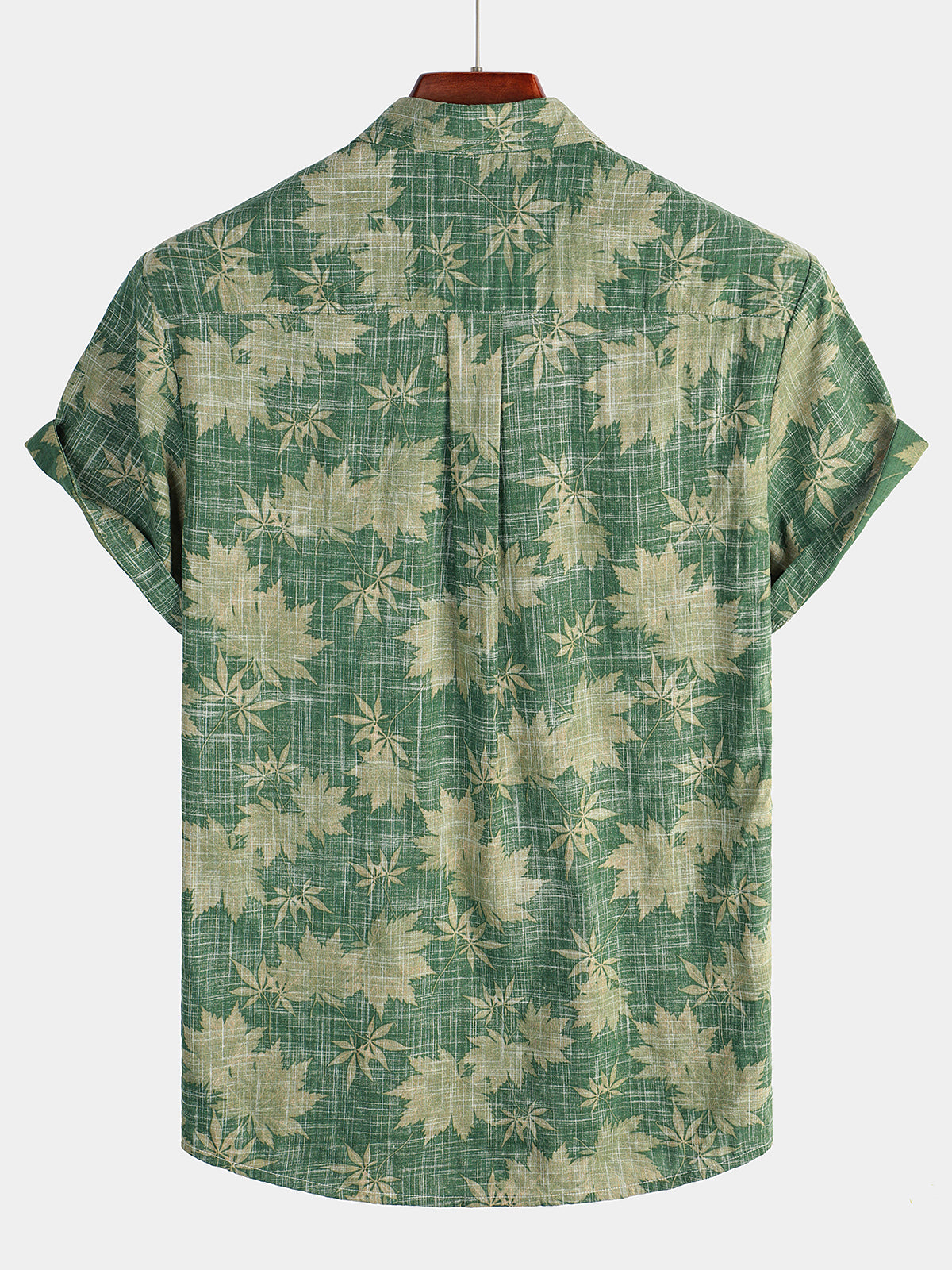 Van Elst Mode®| Katoenen Hawaii Overhemd met Korte Mouwen