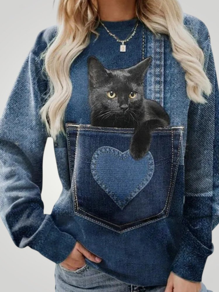 Van Beeck Amsterdam® | Stijlvolle kattentrui (TIJDELIJK 50% KORTING!)