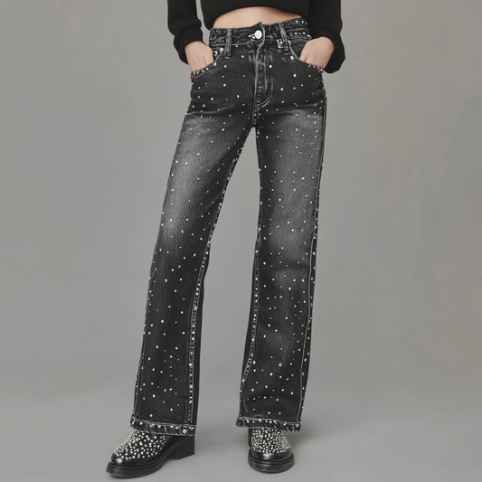 Van Beeck Amsterdam® | Glitter Spijkerbroek