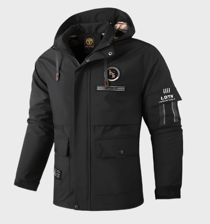 Van Elst Mode® |  Getailkunstleerde Heren Winterjas