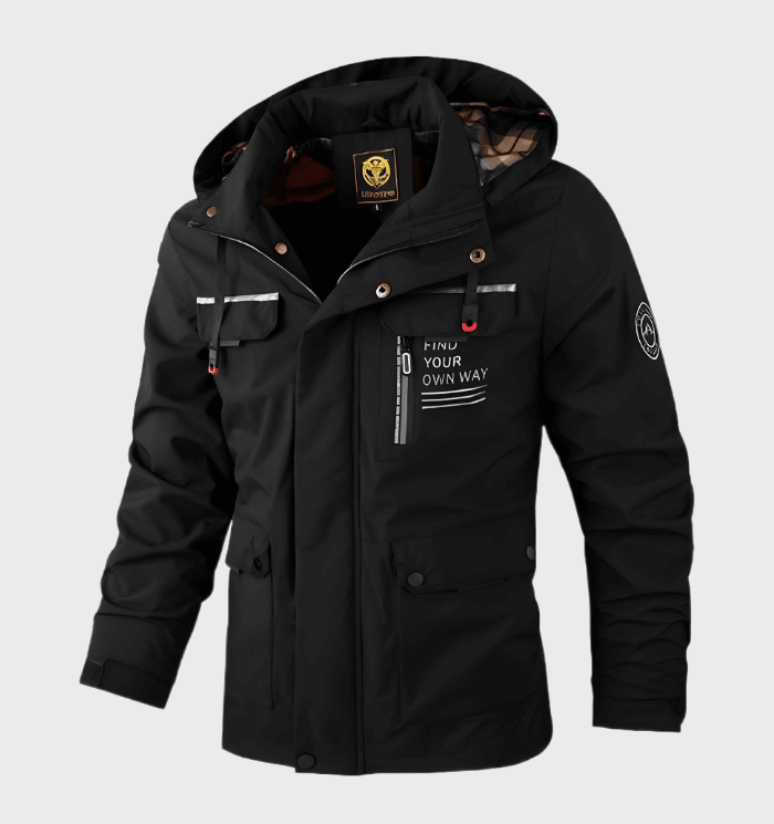 Van Elst Mode® |  Getailkunstleerde Heren Winterjas