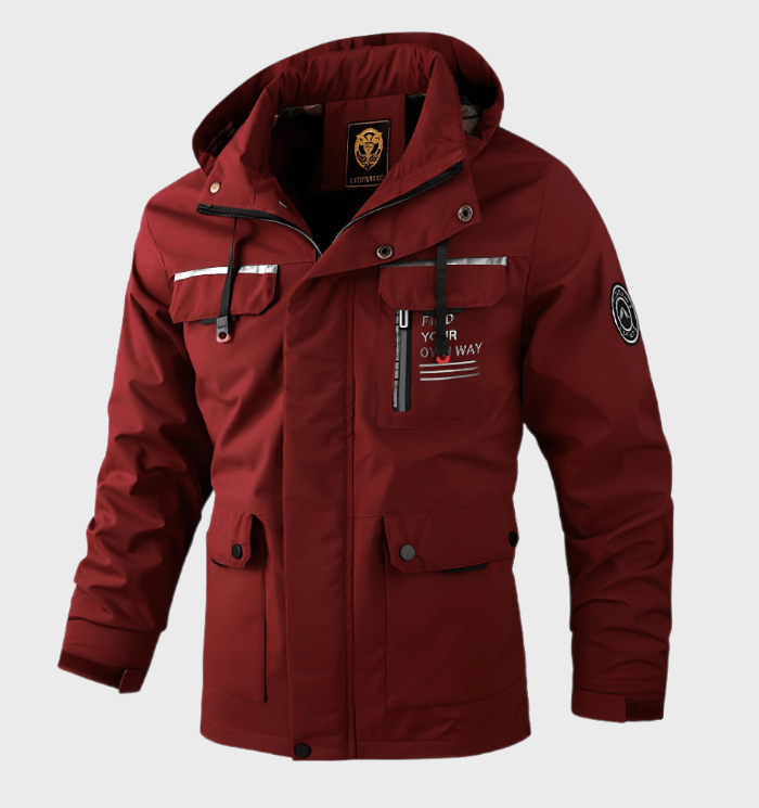 Van Elst Mode® |  Getailkunstleerde Heren Winterjas