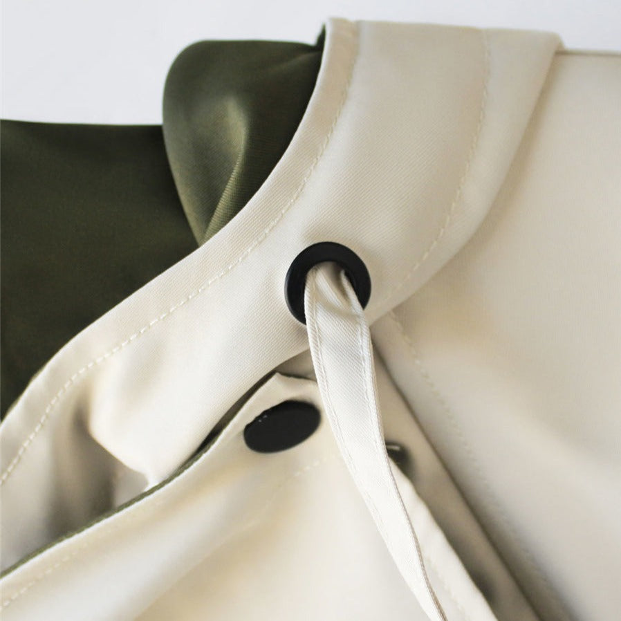 Van Beeck Amsterdam® | Moderne Tweekleurige Trenchcoat
