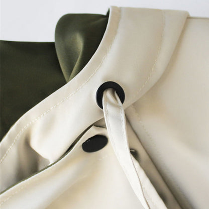 Van Beeck Amsterdam® | Moderne Tweekleurige Trenchcoat