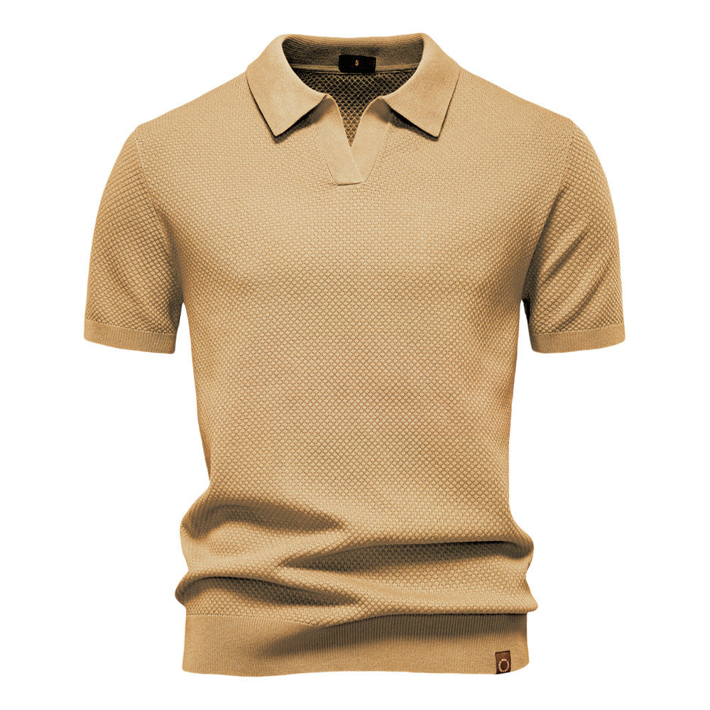 Van Elst Mode® | Elegante polo met korte mouwen