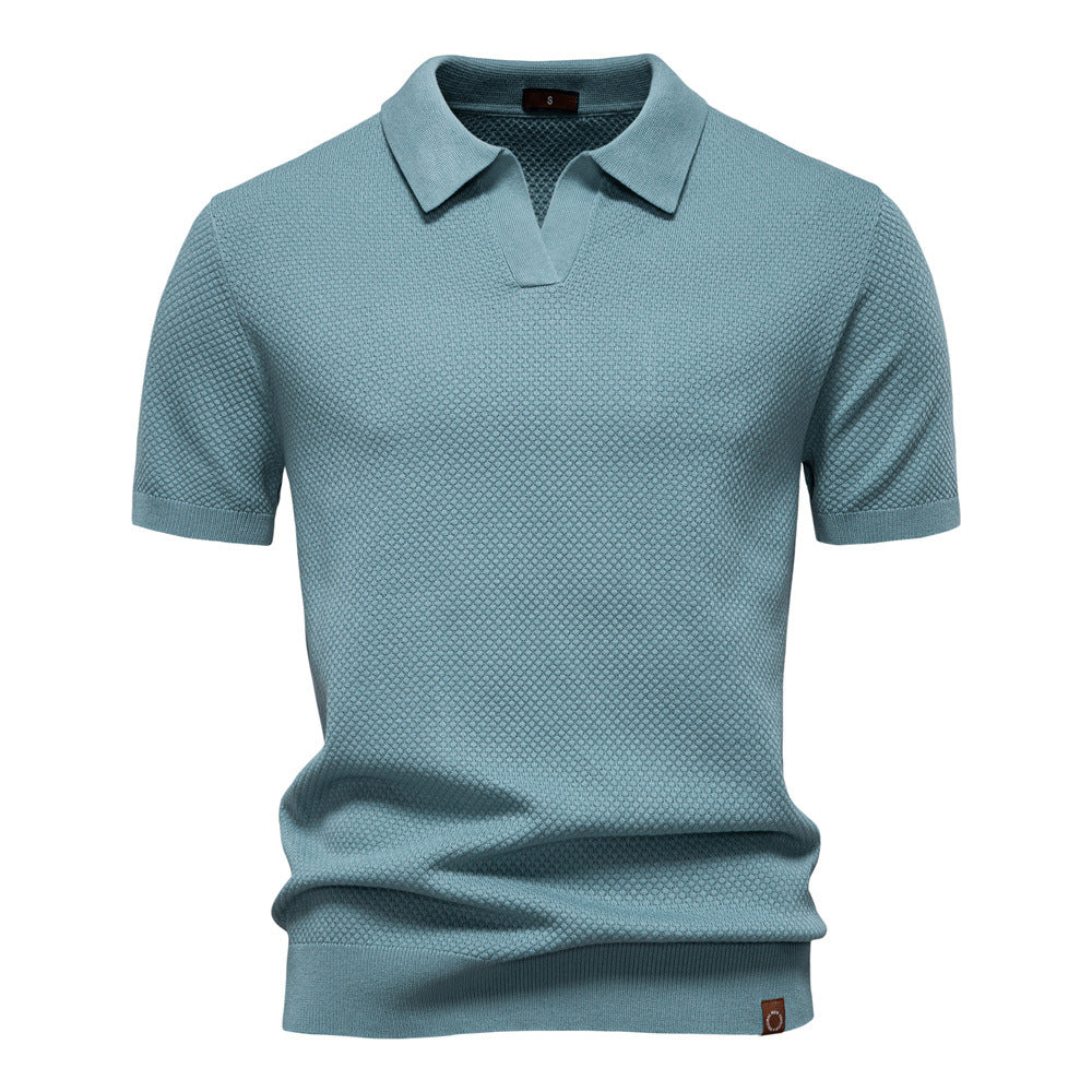 Van Elst Mode® | Elegante polo met korte mouwen