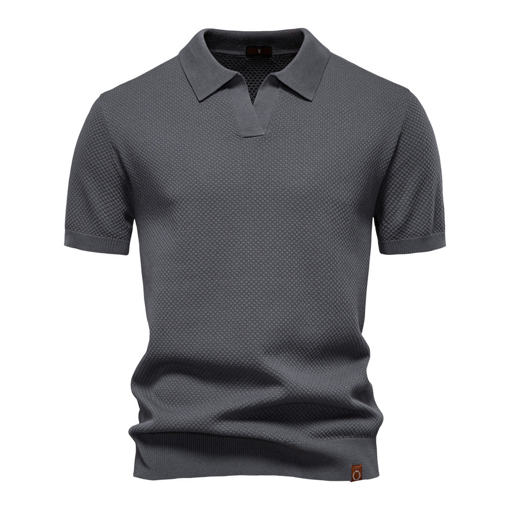 Van Elst Mode® | Elegante polo met korte mouwen