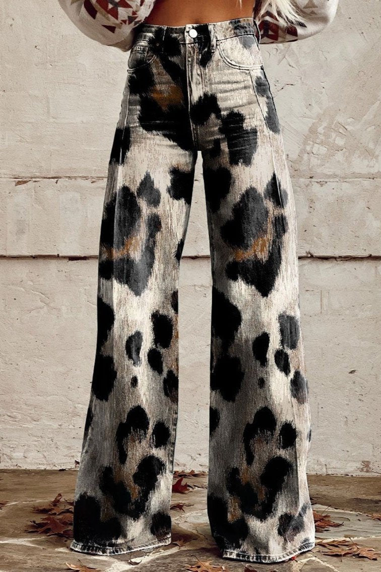 Van Beeck Amsterdam® | Boho Vintage Broek met Chic Print