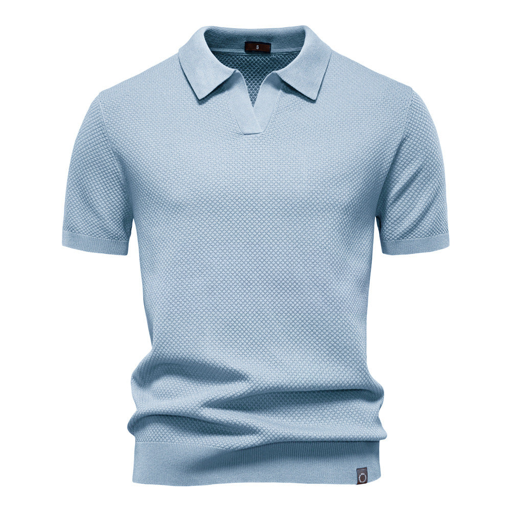 Van Elst Mode® | Elegante polo met korte mouwen