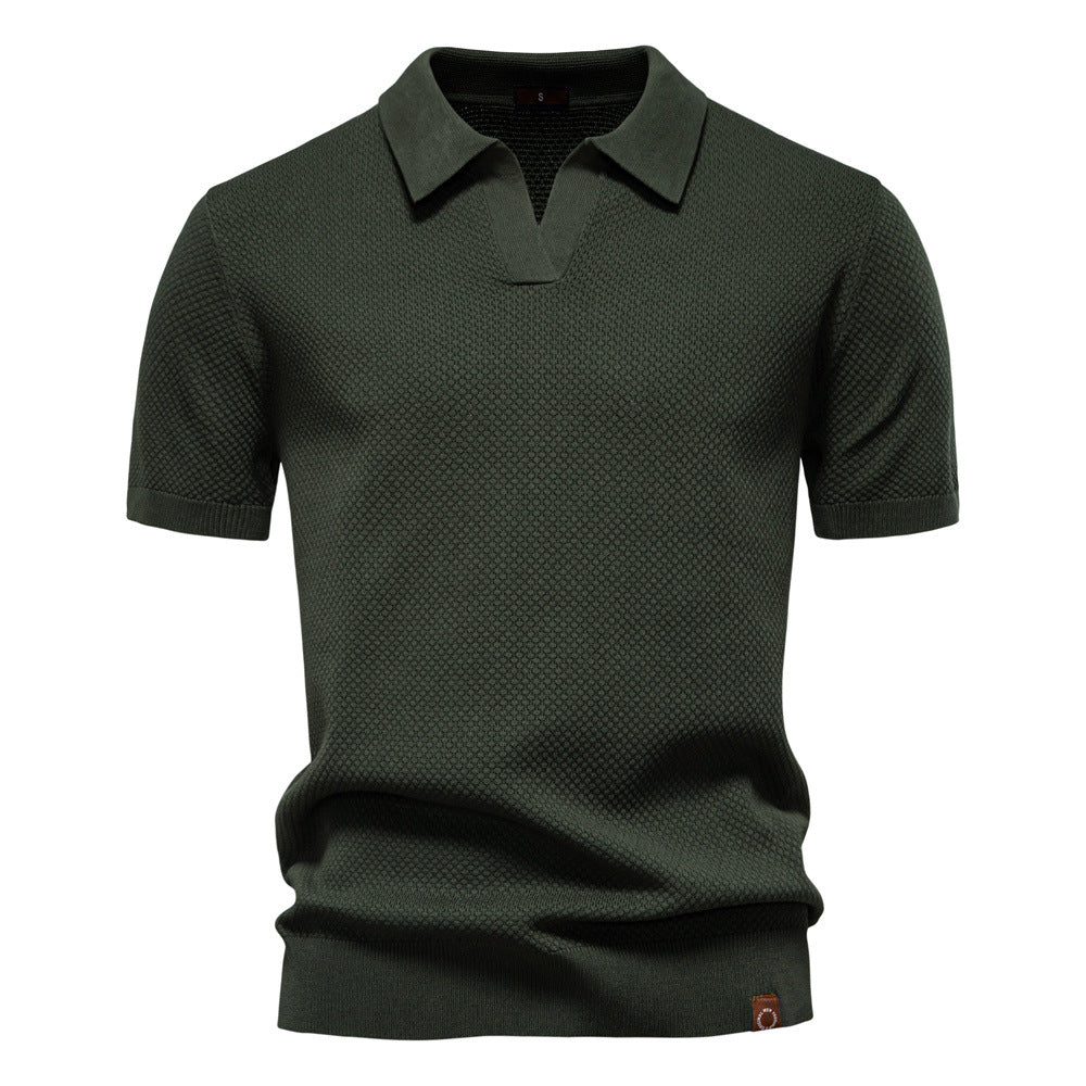 Van Elst Mode® | Elegante polo met korte mouwen