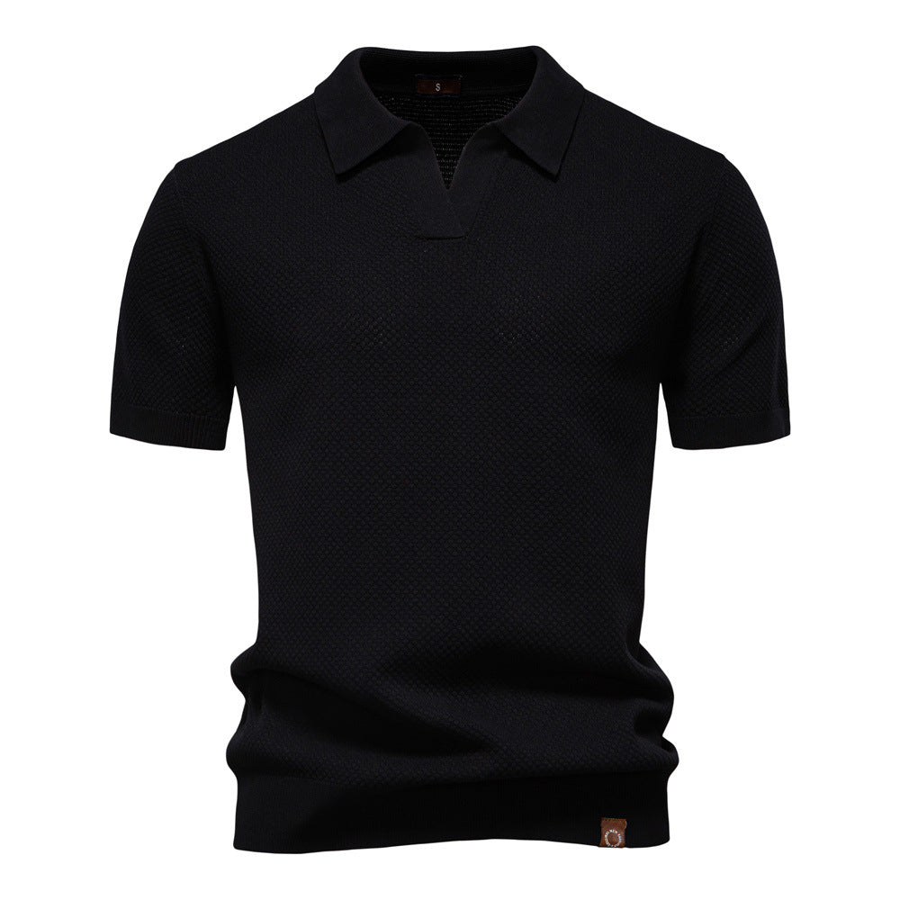 Van Elst Mode® | Elegante polo met korte mouwen