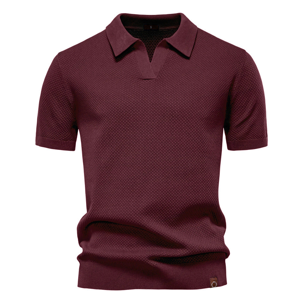 Van Elst Mode® | Elegante polo met korte mouwen