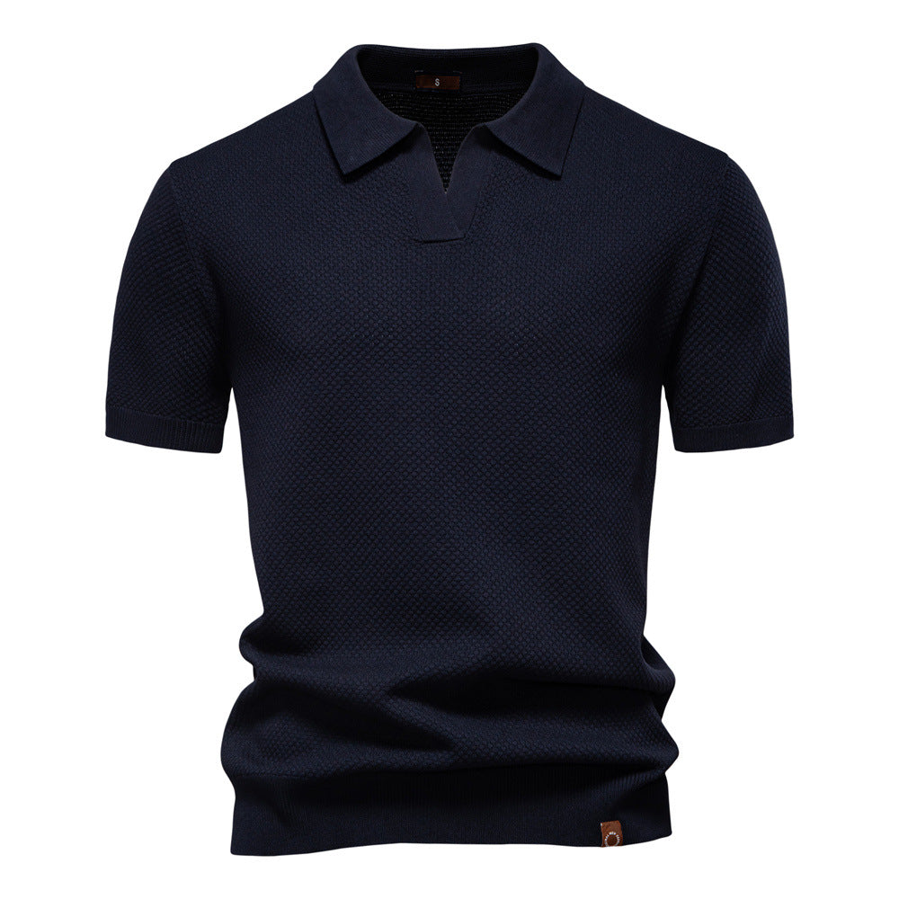 Van Elst Mode® | Elegante polo met korte mouwen