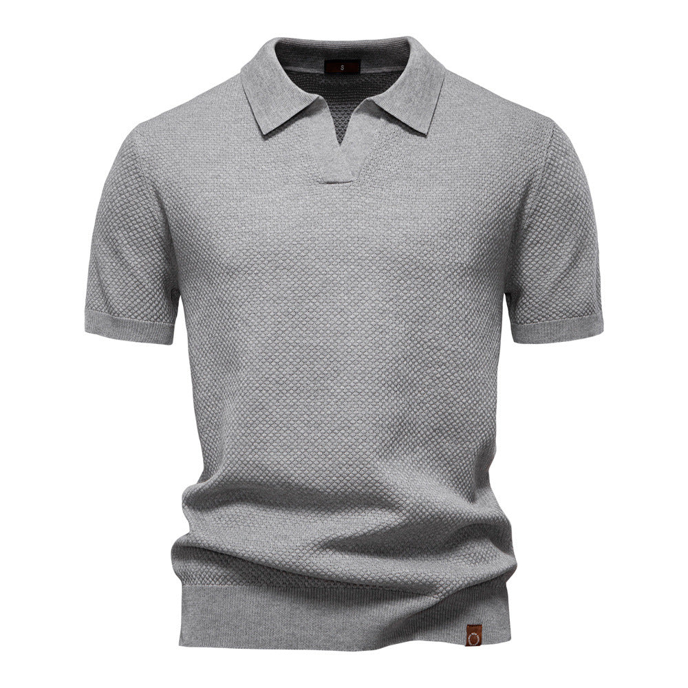 Van Elst Mode® | Elegante polo met korte mouwen