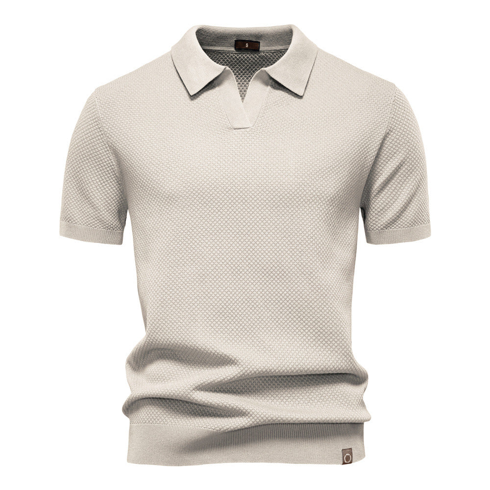 Van Elst Mode® | Elegante polo met korte mouwen