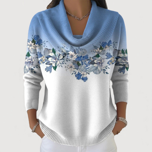 Van Beeck Amsterdam® | Elegante bloemen trui