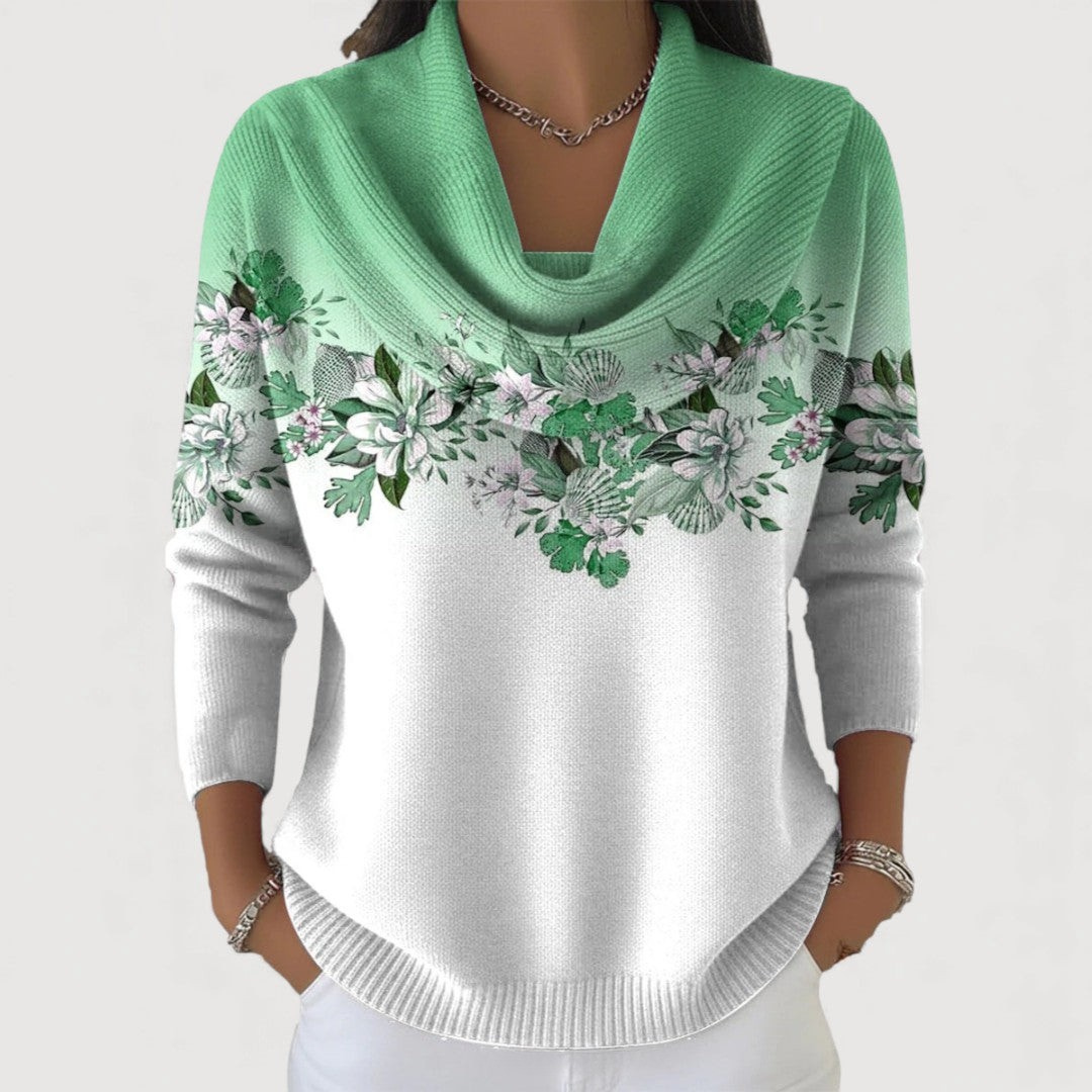 Van Beeck Amsterdam® | Elegante bloemen trui