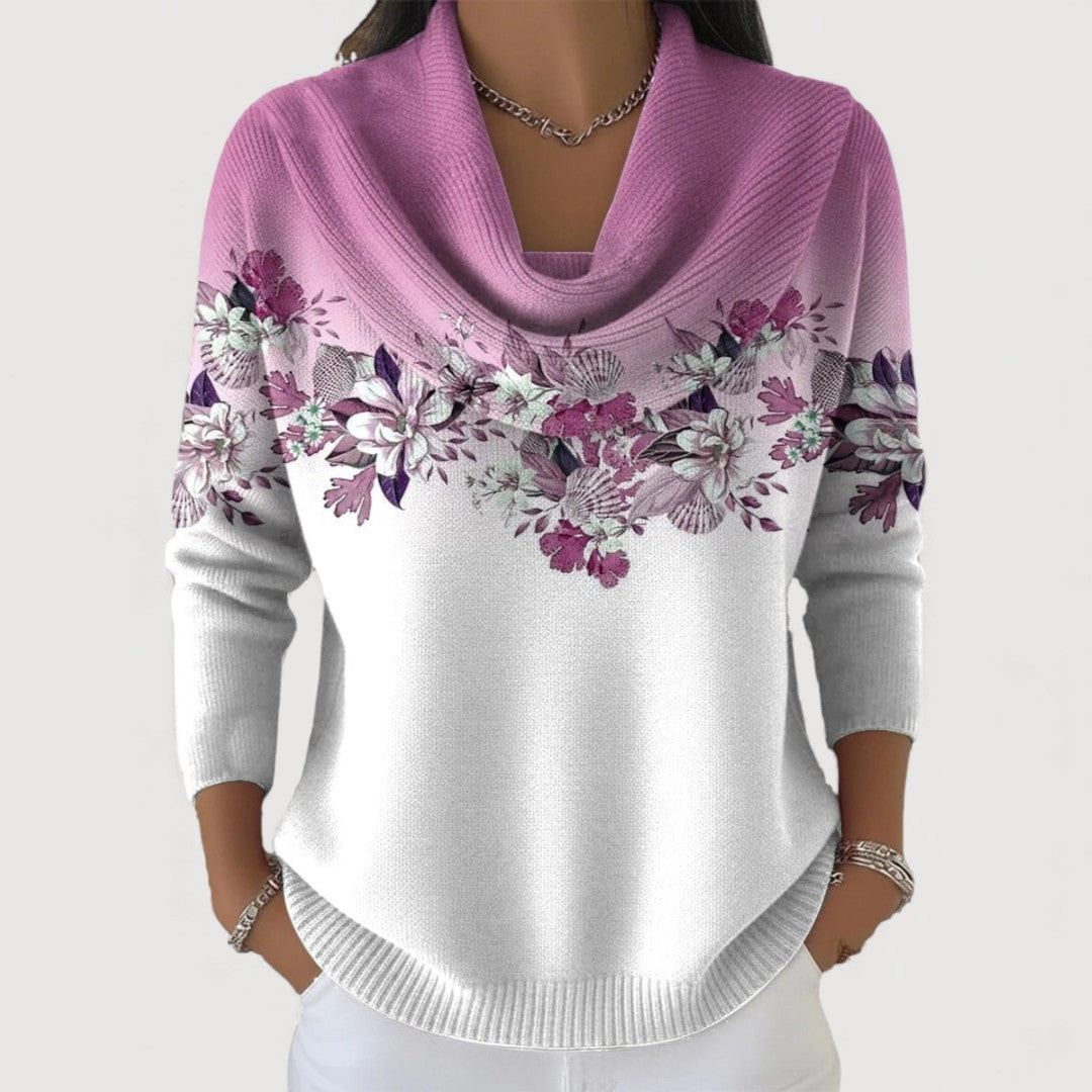 Van Beeck Amsterdam® | Elegante bloemen trui