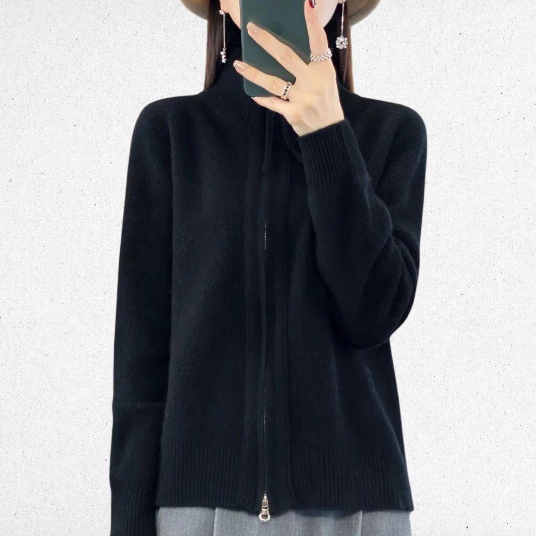 Van Beeck Amsterdam® | Comfortabele Zip-Up Cardigan