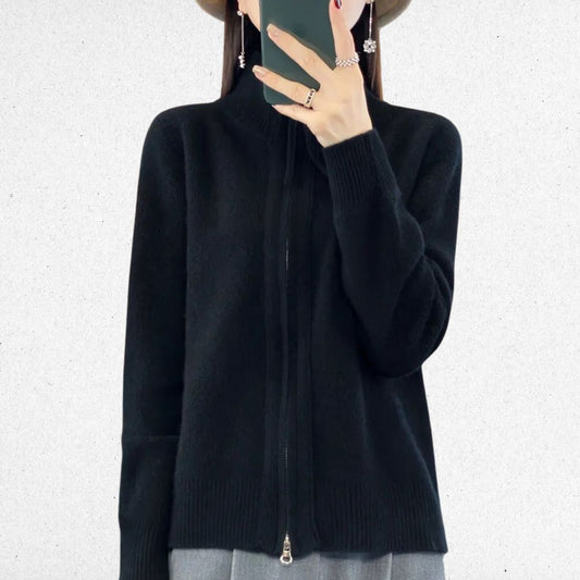 Van Beeck Amsterdam® | Comfortabele Zip-Up Cardigan