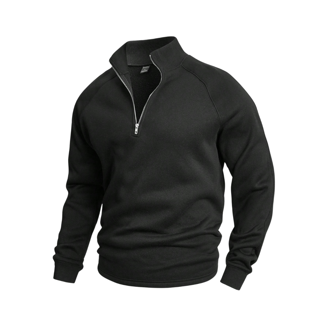 Van Elst Mode® | Zip-up met halve rits