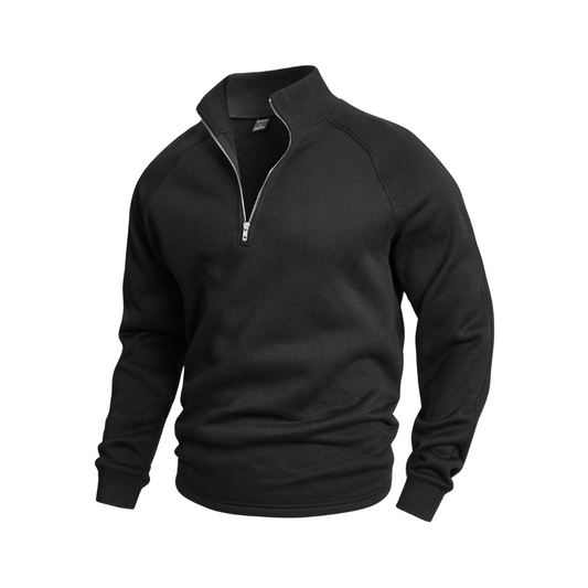Van Beeck Amsterdam® | Zip-up met halve rits
