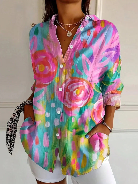 Van Beeck Amsterdam® | Kleurrijke Lente Blouse