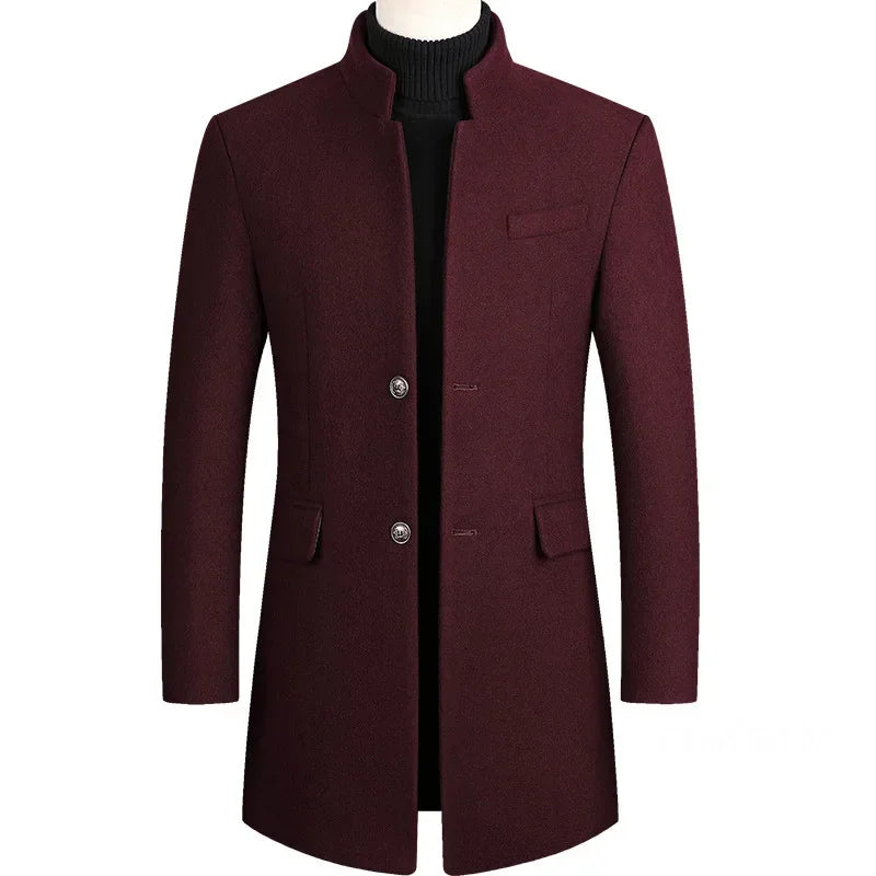 Van Elst Mode® | Kasjmier-wollen heren trenchcoat
