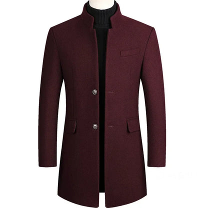 Van Elst Mode® | Kasjmier-wollen heren trenchcoat