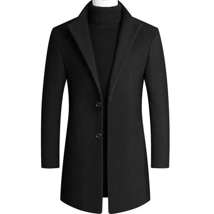Van Elst Mode® | Kasjmier-wollen heren trenchcoat
