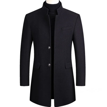 Van Elst Mode® | Kasjmier-wollen heren trenchcoat