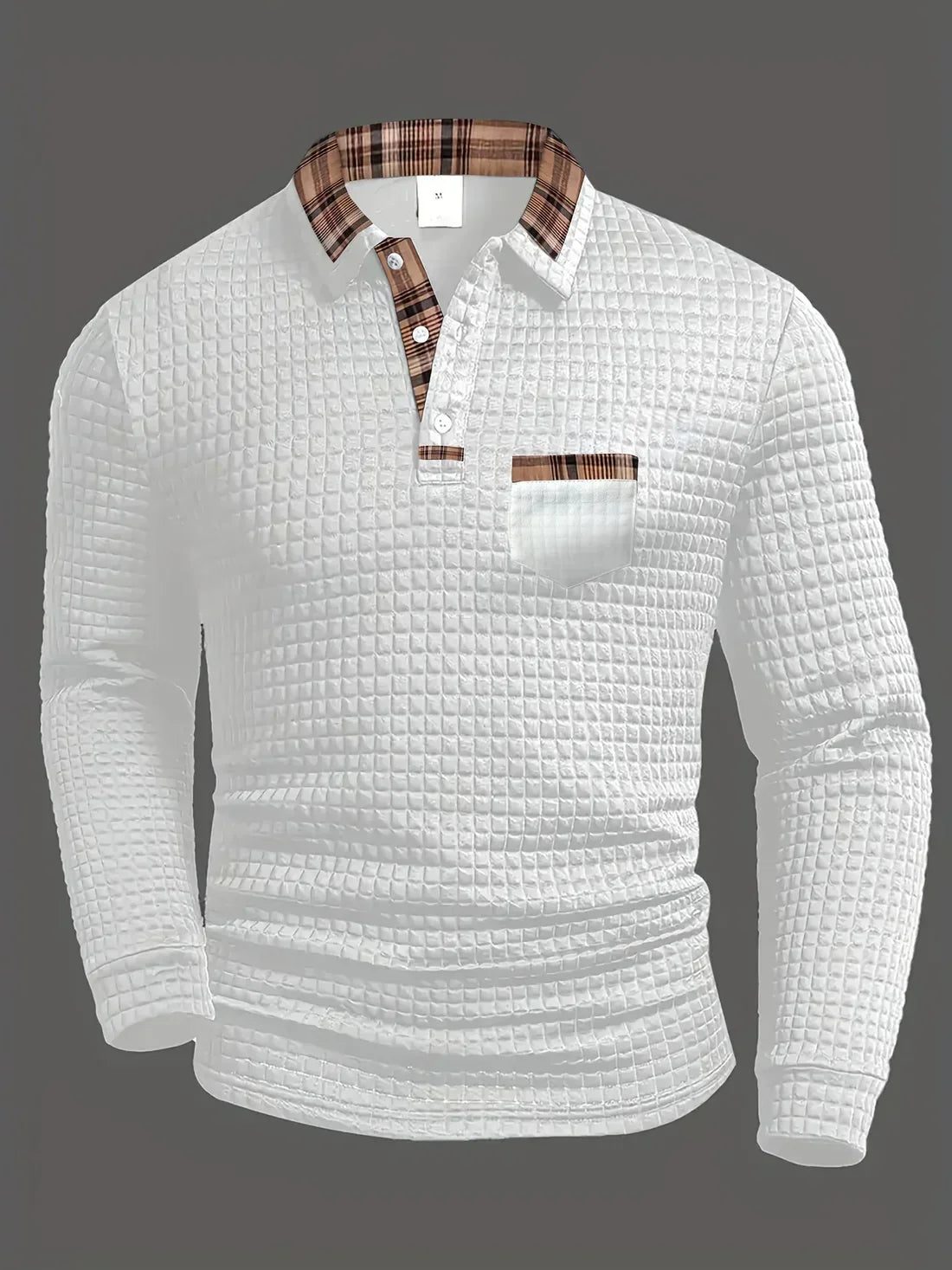 Van Elst Mode® | Comfortabele heren polo met lange mouw
