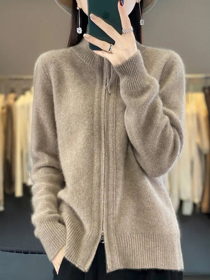 Van Beeck Amsterdam® | Comfortabele Zip-Up Cardigan