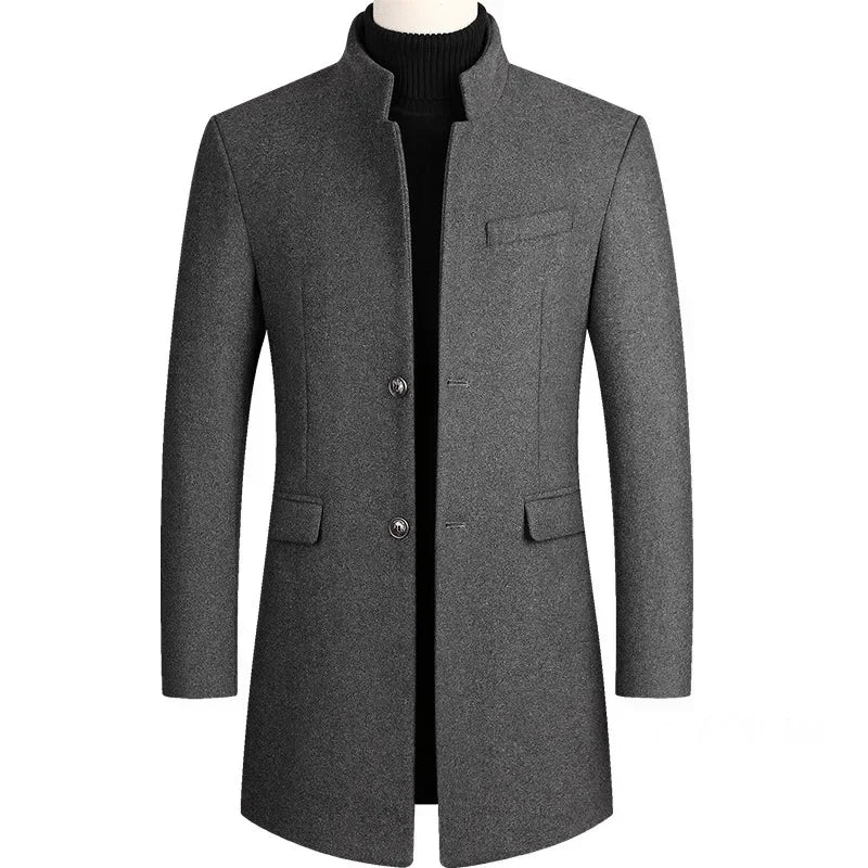 Van Elst Mode® | Kasjmier-wollen heren trenchcoat