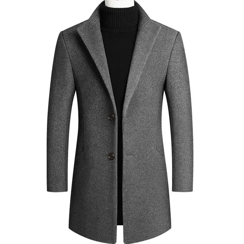 Van Elst Mode® | Kasjmier-wollen heren trenchcoat