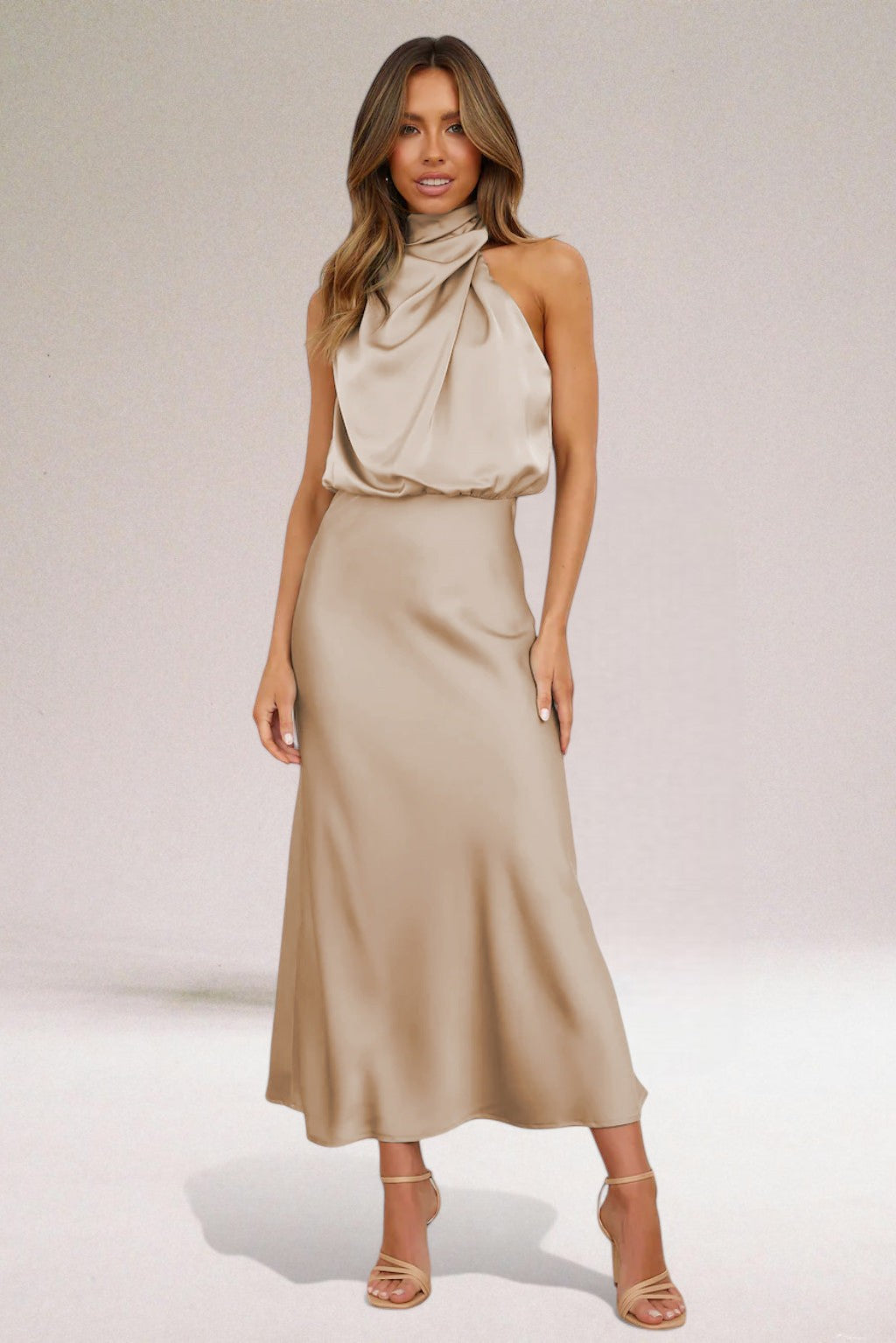 Van Beeck Amsterdam® | Satijnen Glamour Jurk