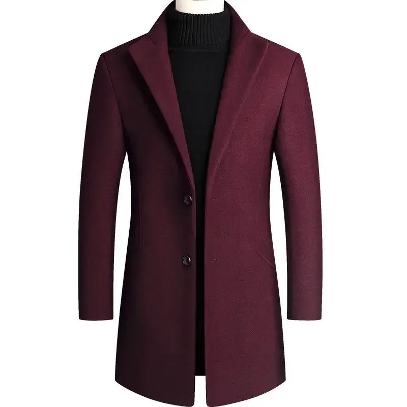 Van Elst Mode® | Kasjmier-wollen heren trenchcoat