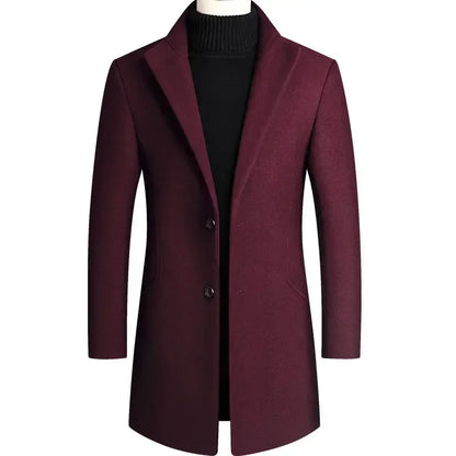 Van Elst Mode® | Kasjmier-wollen heren trenchcoat