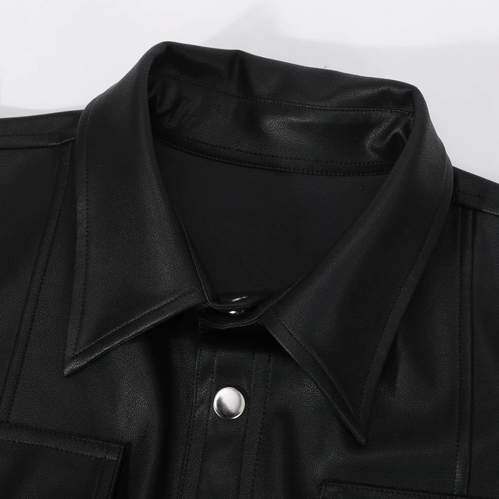 Van Elst Mode® | Kunstlederen Long Sleeve