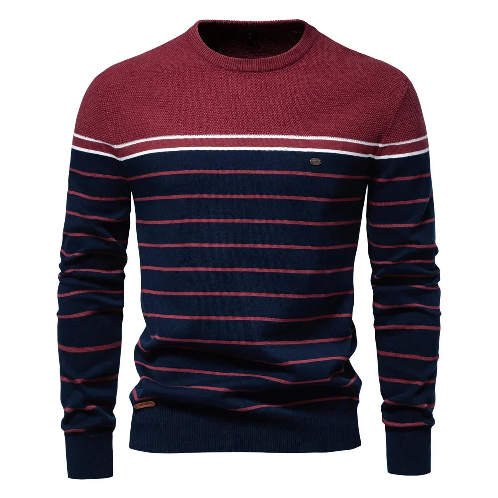 Van Elst Mode® | Herentrui Met Streepdesign
