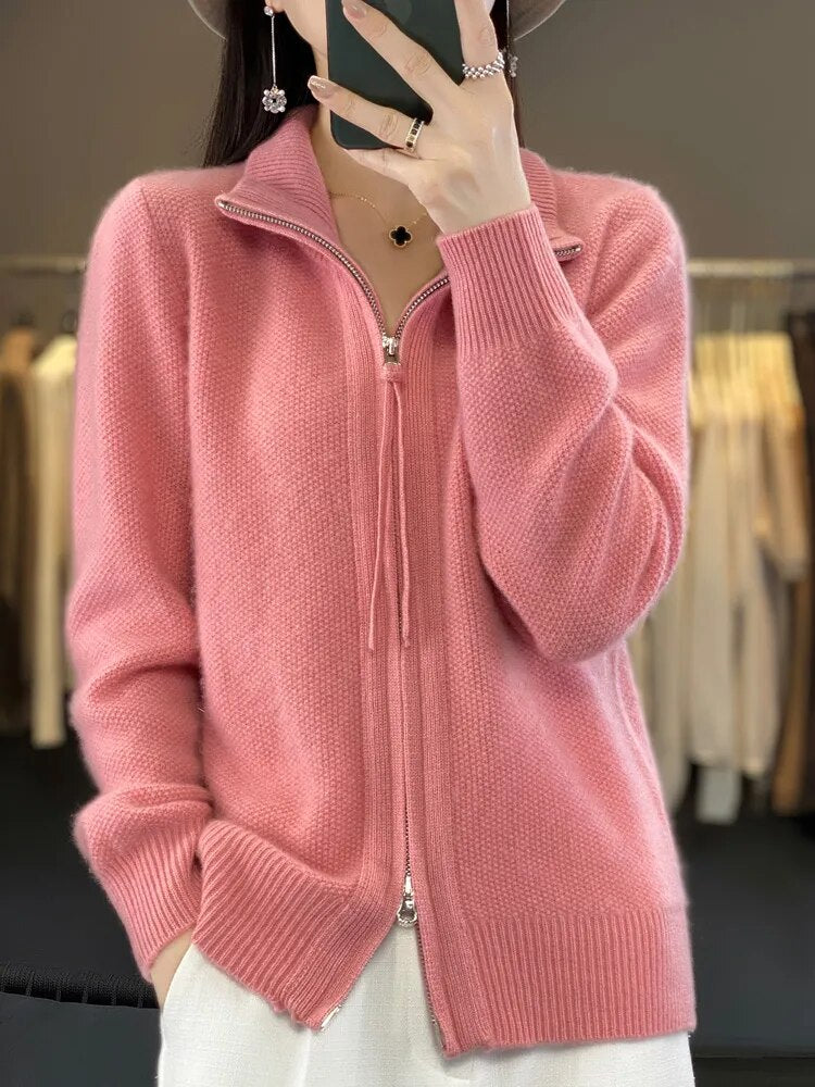 Van Beeck Amsterdam® | Comfortabele Zip-Up Cardigan