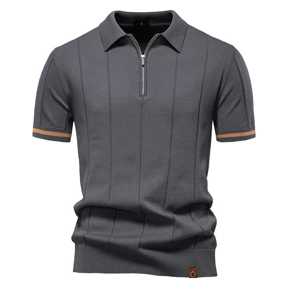 Van Elst Mode® | Zomerse Polo met Rits