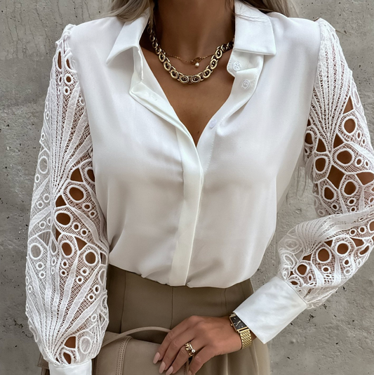 Van Beeck Amsterdam® | MODIEUZE KRAGENBLOUSE