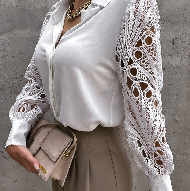 Van Beeck Amsterdam® | MODIEUZE KRAGENBLOUSE