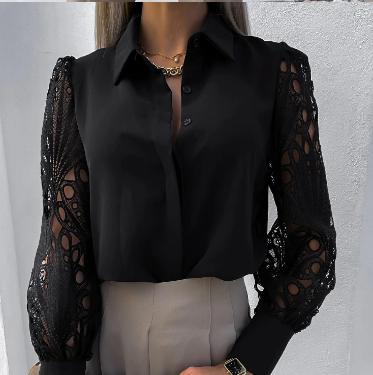 Van Beeck Amsterdam® | MODIEUZE KRAGENBLOUSE